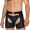 Master Thong W/contoured Pouch Black Sm