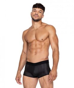 Master Trunks W/contoured Pouch Black Md