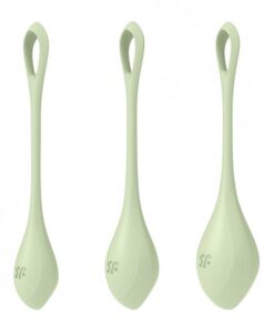 Satisfyer Yoni Power 2 Balls Training Set - Light Green