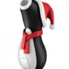 Satisfyer Penguin Holiday Edition  - Black/white/red