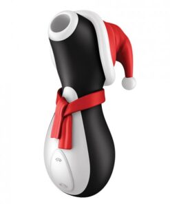 Satisfyer Penguin Holiday Edition  - Black/white/red