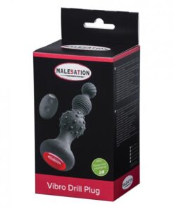 Malesation Vibro Drill Plug - Black