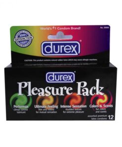 Durex Pleasure Pack Latex Condoms 12 Pack