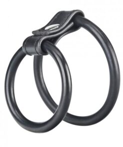 C & B Gear Duo Cock And Ball Ring Black