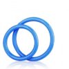 C & B Gear Silicone Cock Ring Set Blue