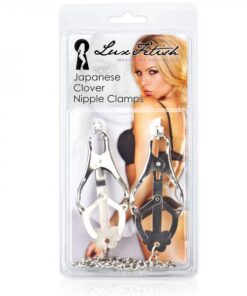 Lux Fetish Japanese Clover Nipple Clamps