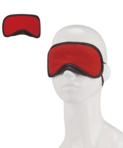 Lux Fetish Peek-A-Boo Love Mask Red O/S