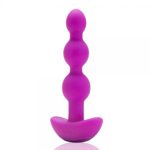 B-Vibe Triplet Anal Beads Fuchsia Purple