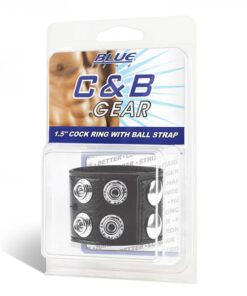 Cb Gear 1.5in Cock Ring With Ball Strap