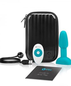 B-Vibe Petite Rimming Teal Blue Butt Plug