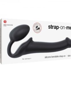 Strap-on-me Semi-realistic Bendable Strap-on Black Size M