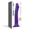 Strap-on-me Semi-realistic Dual Density Bendable Dildo Purple Size L