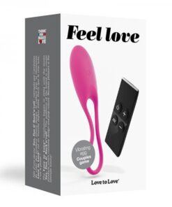 Love To Love Feel Love Vibrating Egg Pink