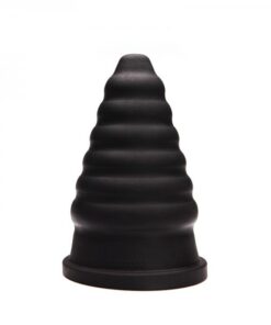 Tantus Cone Ripple - Black