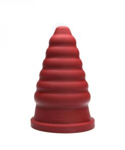 Tantus Cone Ripple - True Blood Red