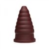 Tantus Cone Ripple Firm - Oxblood