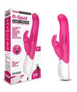 Rabbit Essentials G-spot Rabbit Vibrator Hot Pink