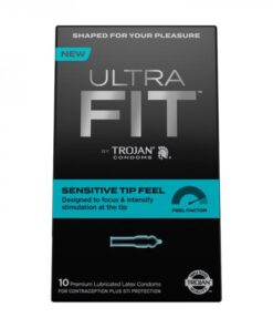 Trojan Ultrafit Sensitive Tip Feel 10 Ct.