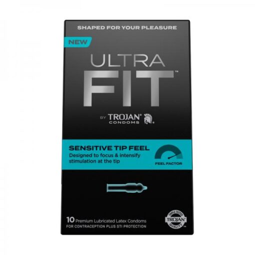 Trojan Ultrafit Sensitive Tip Feel 10 Ct.