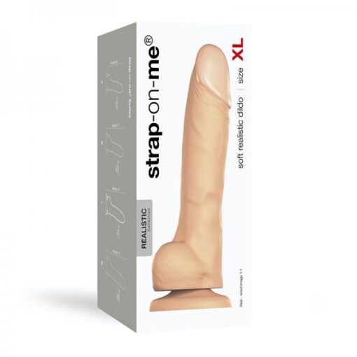 Strap-on-me Soft Realistic Dildo Vanilla Xl