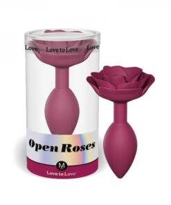 Love To Love Open Roses Anal Plug Medium Plum Star