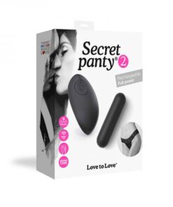 Love To Love Secret Panty 2 Black Onyx