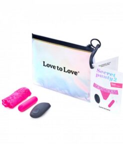 Love To Love Secret Panty 2 Neon Pink (gift Bag Packaging)