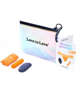 Love To Love Secret Panty 2 Neon Orange (gift Bag Packaging)