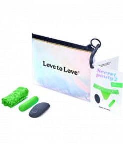 Love To Love Secret Panty 2 Neon Green (gift Bag Packaging)