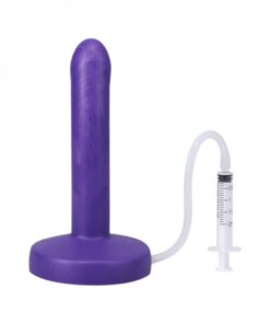 Pop Slim By Tantus Squirting Dildo Indiglow Bag