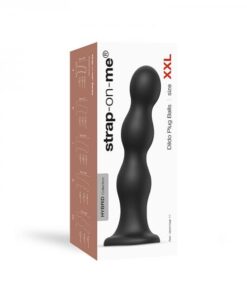 Strap-on-me Dildo Plug Balls Xxl Black