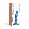 Strap-on-me Dildo Plug Balls S Metallic Blue