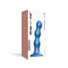 Strap-on-me Dildo Plug Balls L Metallic Blue