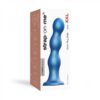 Strap-on-me Dildo Plug Balls Metallic Blue Xxl