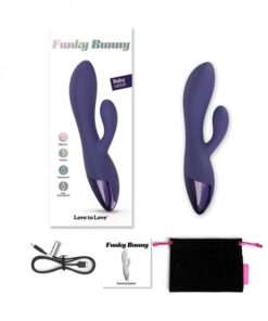 Love To Love Funky Bunny Baby Rabbit Vibrator Midnight Indigo