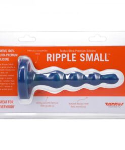 Tantus Ripple Small 8 In. Anal Beads Dildo Firm Malachite