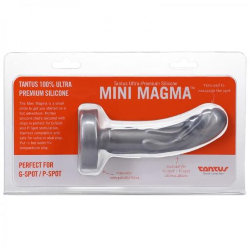 Tantus Mini Magma 5 In. Fantasy Dildo Firm Silver