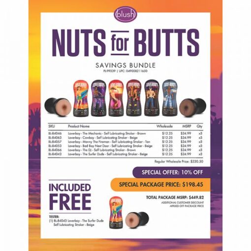 Loverboy Nuts For Butts Bundle