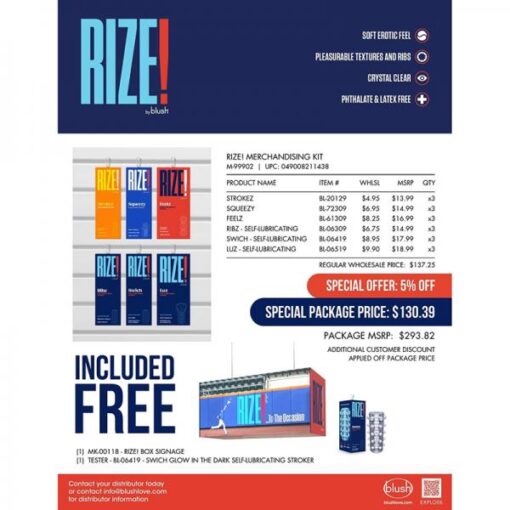 Rize! Merchandising Kit