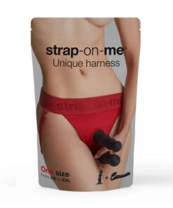 Strap-on-me Harness Lingerie Unique One Size Red