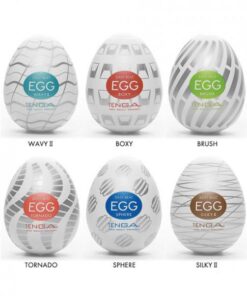 Tenga Easy Beat Egg Standard Masturbator 6 Pack