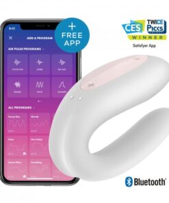 Satisfyer Double Joy White W/ App (net)