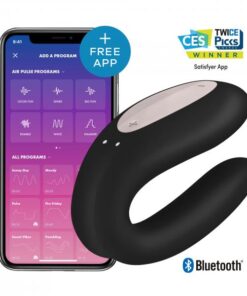 Satisfyer Double Joy Black W/ App (net)