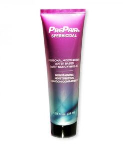 Prepair Spermicidal Water Based Lubricant 1.25oz Tube