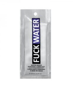 F*ck Water Water Based Lubricant Pillow Packs .3oz