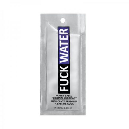 F*ck Water Water Based Lubricant Pillow Packs .3oz