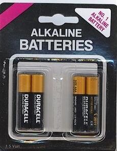 Duracell AAA Batteries 4 Pack