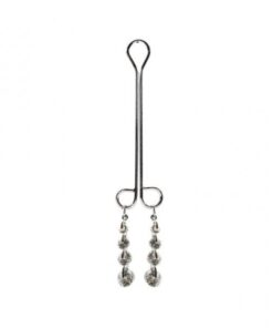 Bijoux De Cli Clitoral Clamp Double Loop With Diamond Drops