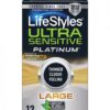 Lifestyles Ultra Sensitive Platinum Large 12 Pk