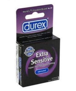 Durex Extra Sensitive Lubricated 3pk